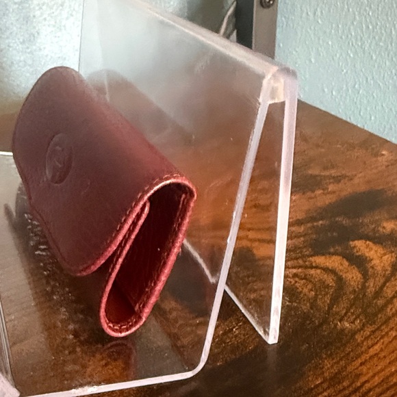 Cartier Burgundy Leather Key Case